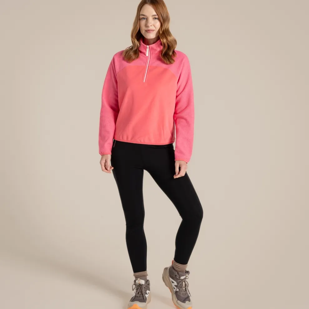 Womens' Selina Half Zip Fleece | Coarl Reef