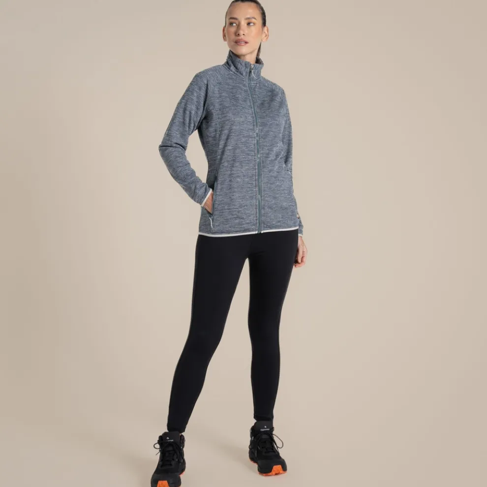 Women's Tarvos Full Zip Fleece | Storm Grey Marl