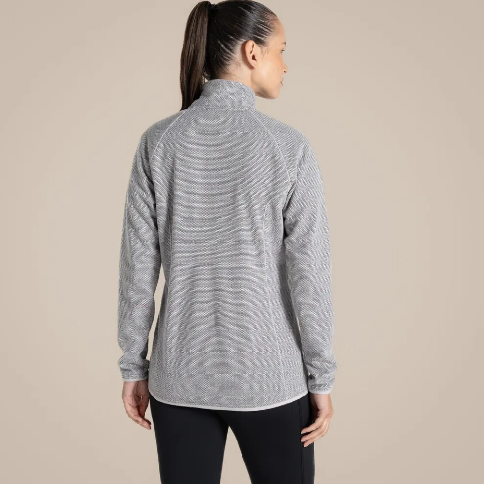 Women's Tarvos Full Zip Fleece | Lunar Grey Marl