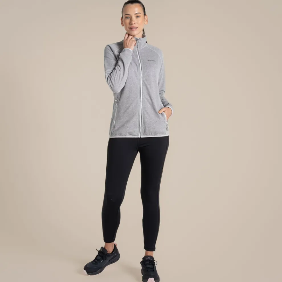 Women's Tarvos Full Zip Fleece | Lunar Grey Marl