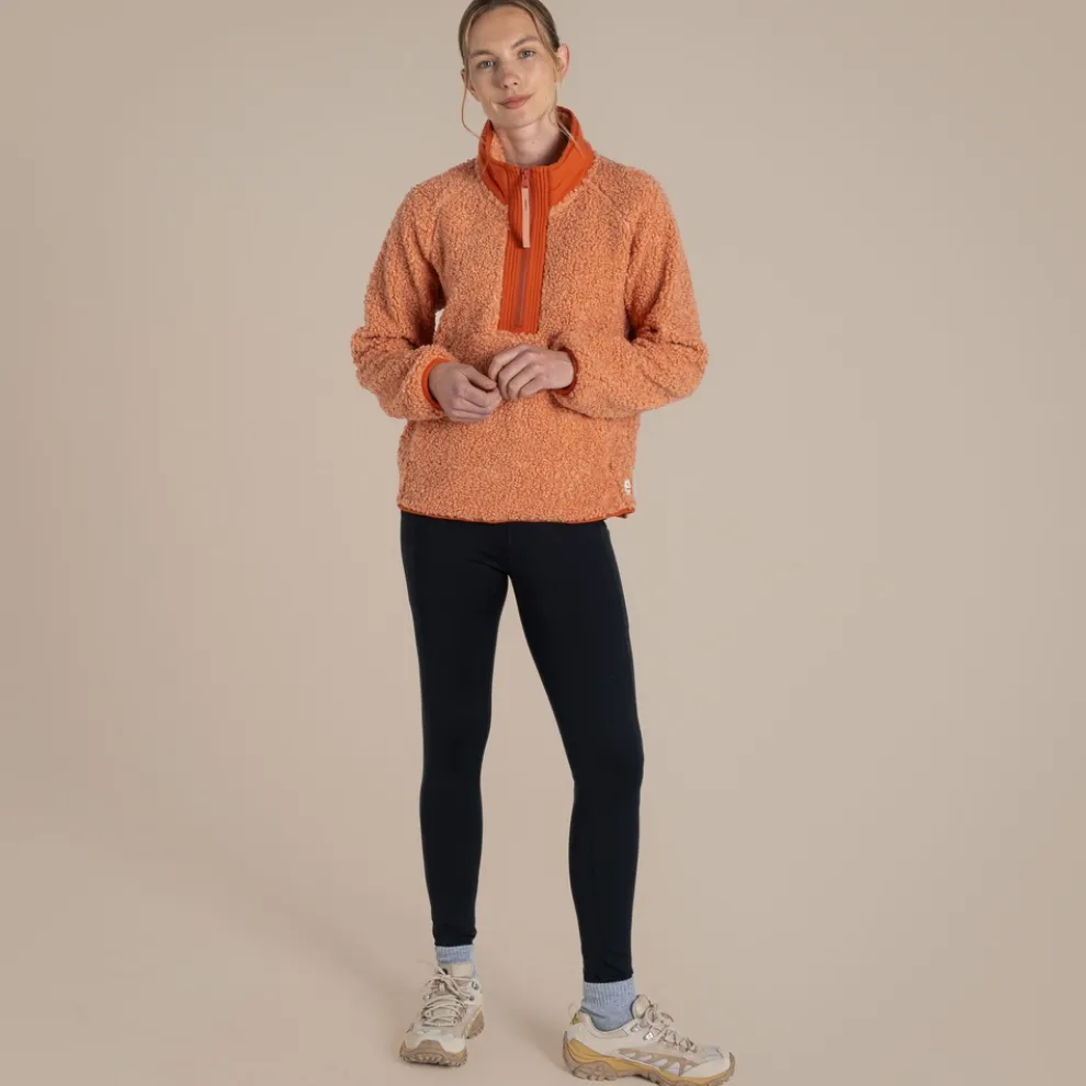 Women's Toro Half Zip Fleece | Clay